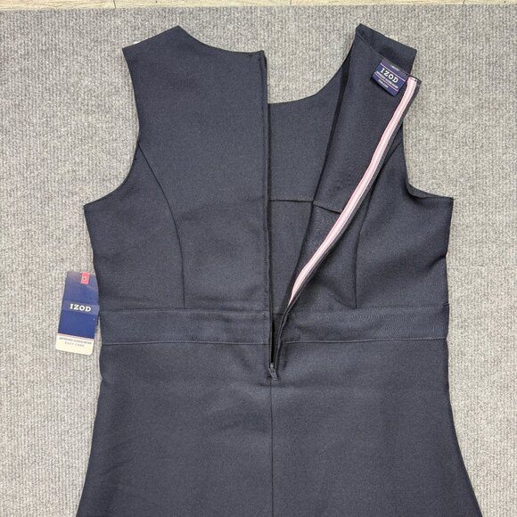 IZOD Approved Schoolwear Sleeveless Jumper Dress Uniform Girls 14 Navy Blue NEW - Picture 5 of 12